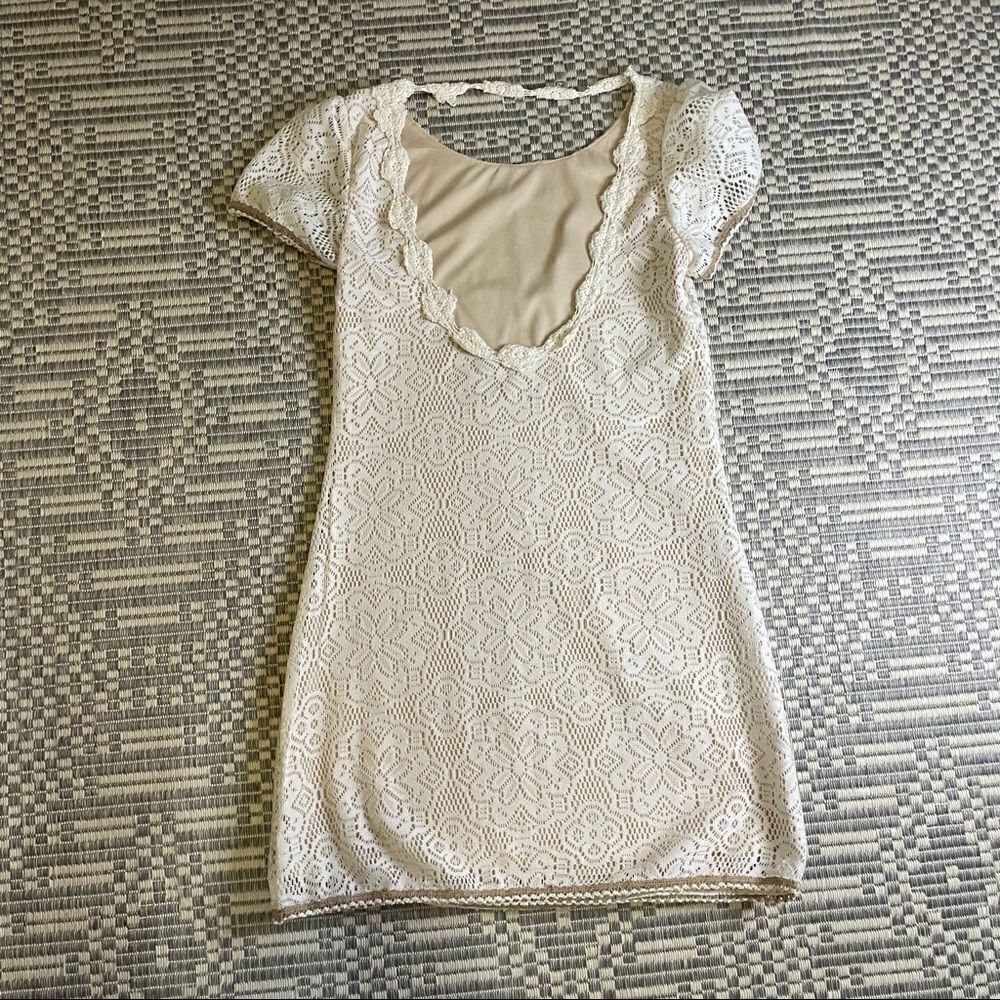 Basically Me Cream Lace Dress - Picture 6 of 9